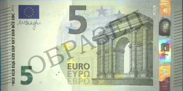 Обновленная банкнота 5 Евро